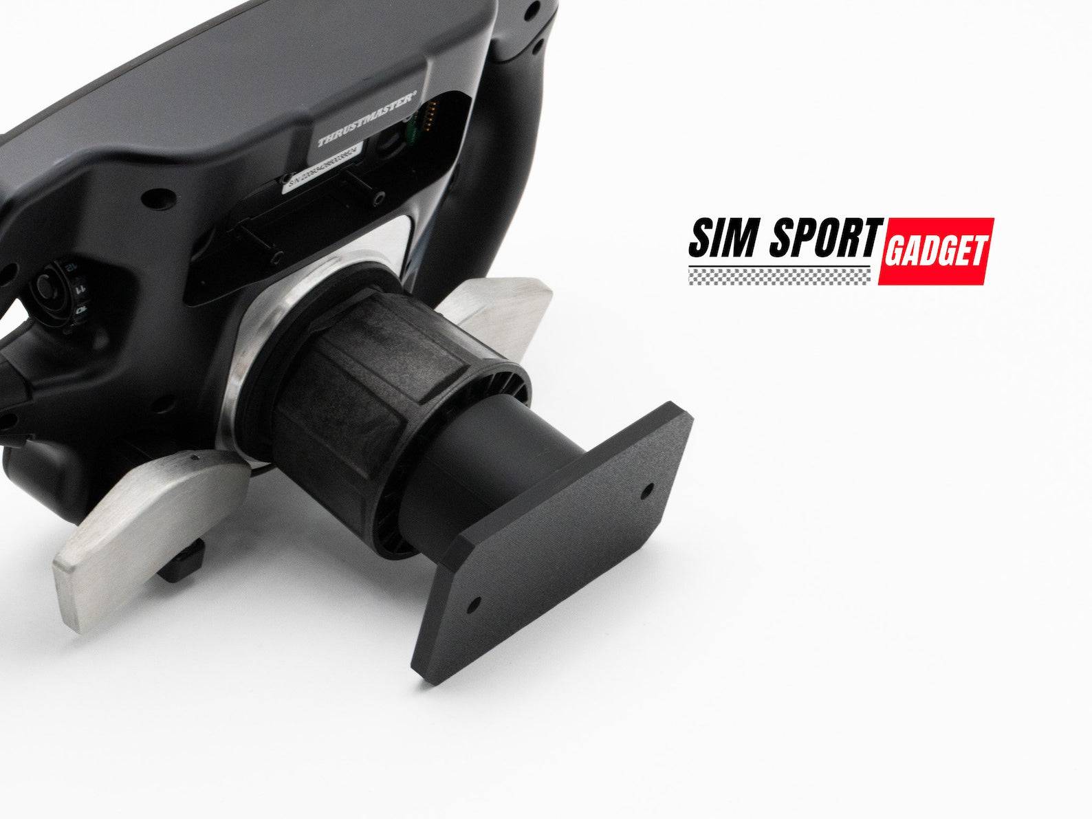 SimSportGadget Thrustmaster Direct Drive Wheel T1818 mount for profile sim racing rig, drop-in style with sturdy construction.