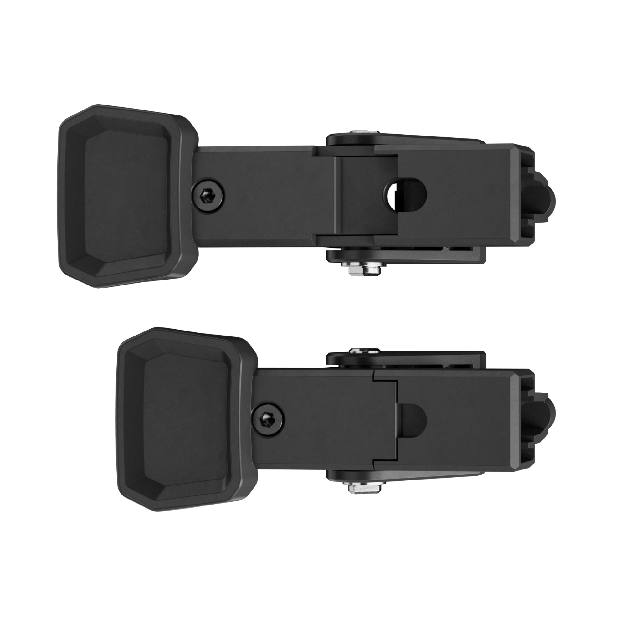 Asetek SimSports wheel rim clutch paddles for racing sim accessories, showing close-up of black paddle buttons on the rim.