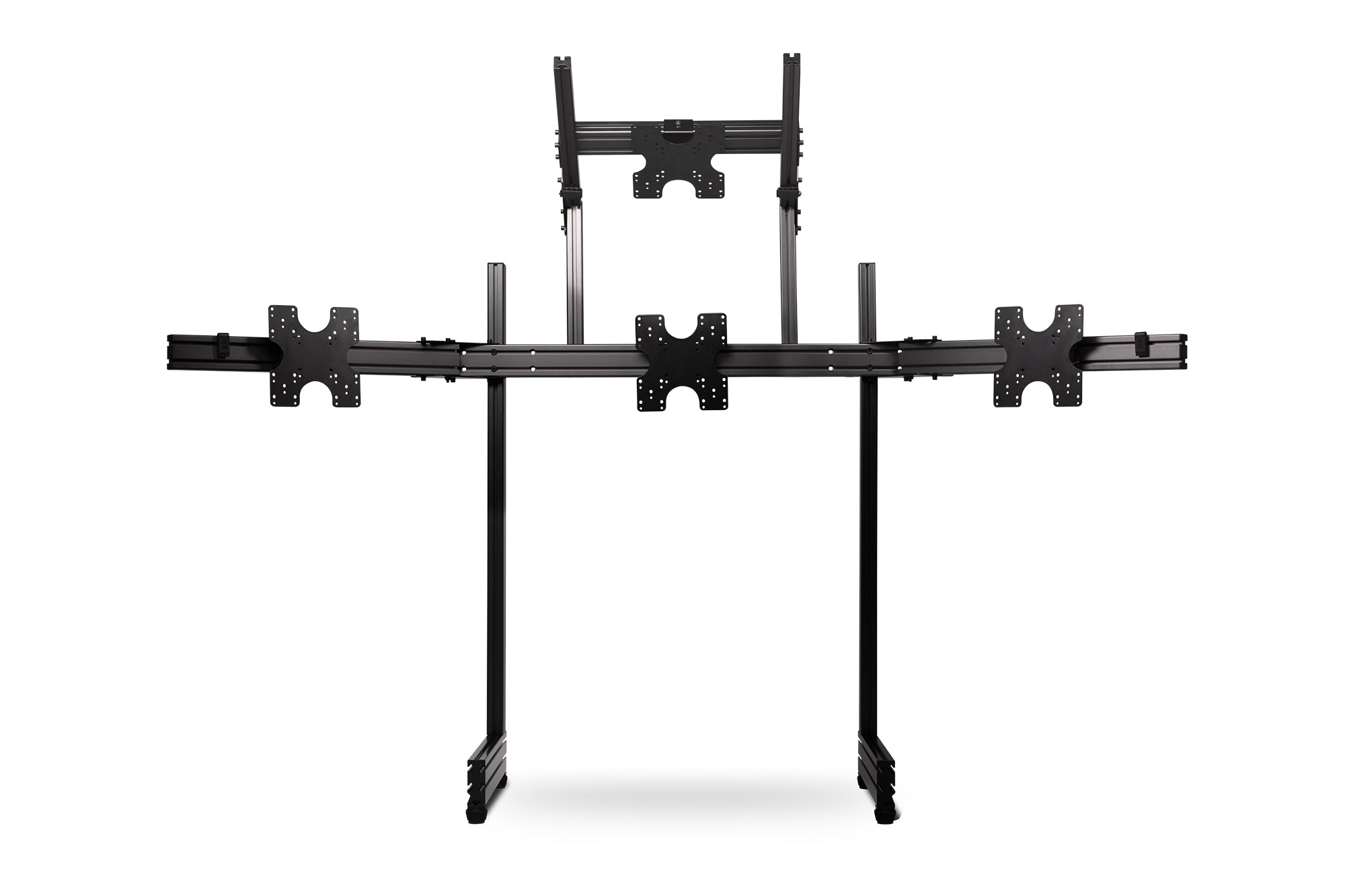 Next Level Racing-Elite-Freestanding Quad Monitor Stand-Carbon Grey - NLR-E008