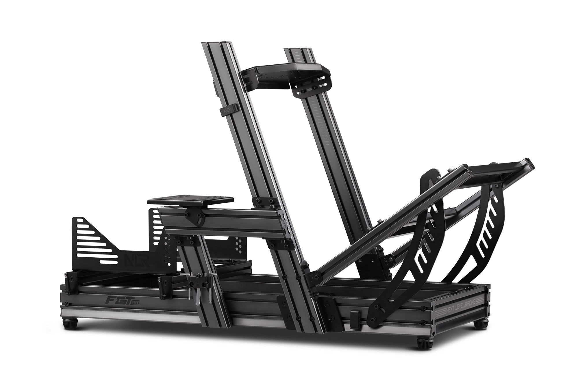 Next Level Racing-F-GT Elite-Aluminum Simulator Cockpit-Wheel Plate Edition - NLR-E001