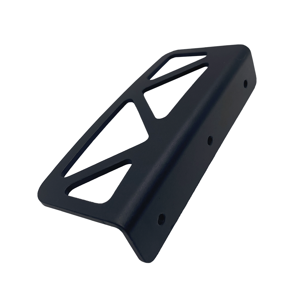 Asetek SimSports universal throttle pedal footrest in black, designed for racing simulation accessories.