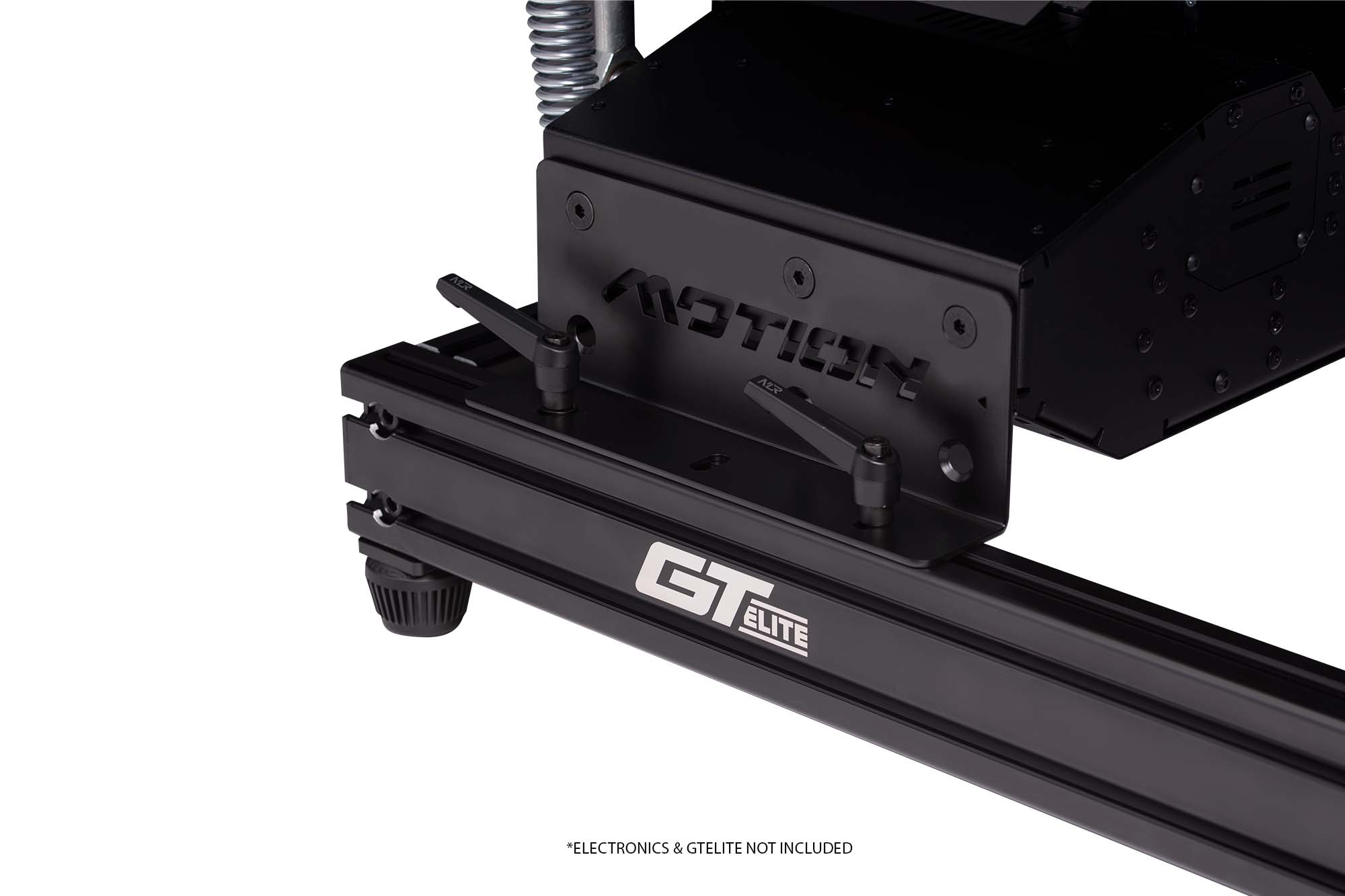 Next Level Racing Elite Motion Adaptor Kit NLR-E013 for cockpit setup, showing the upgrade kit components and connectors.
