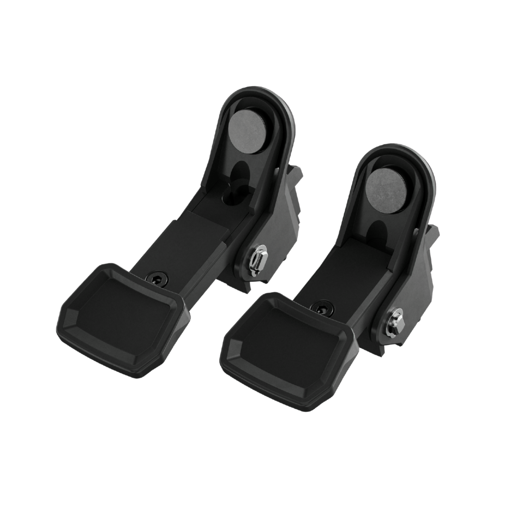 Asetek SimSports magnetic input wheel rim paddles for racing sim cockpit, mounted on the wheel rim for enhanced control.