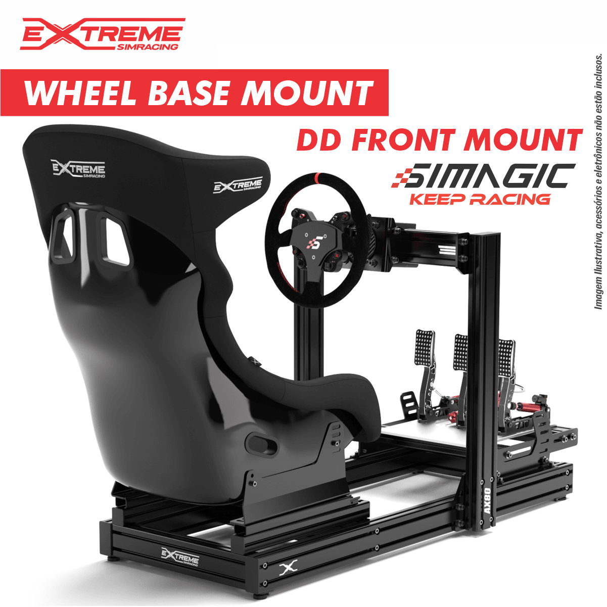 AX80 ALUMINUM PROFILE SIM RACING RIG