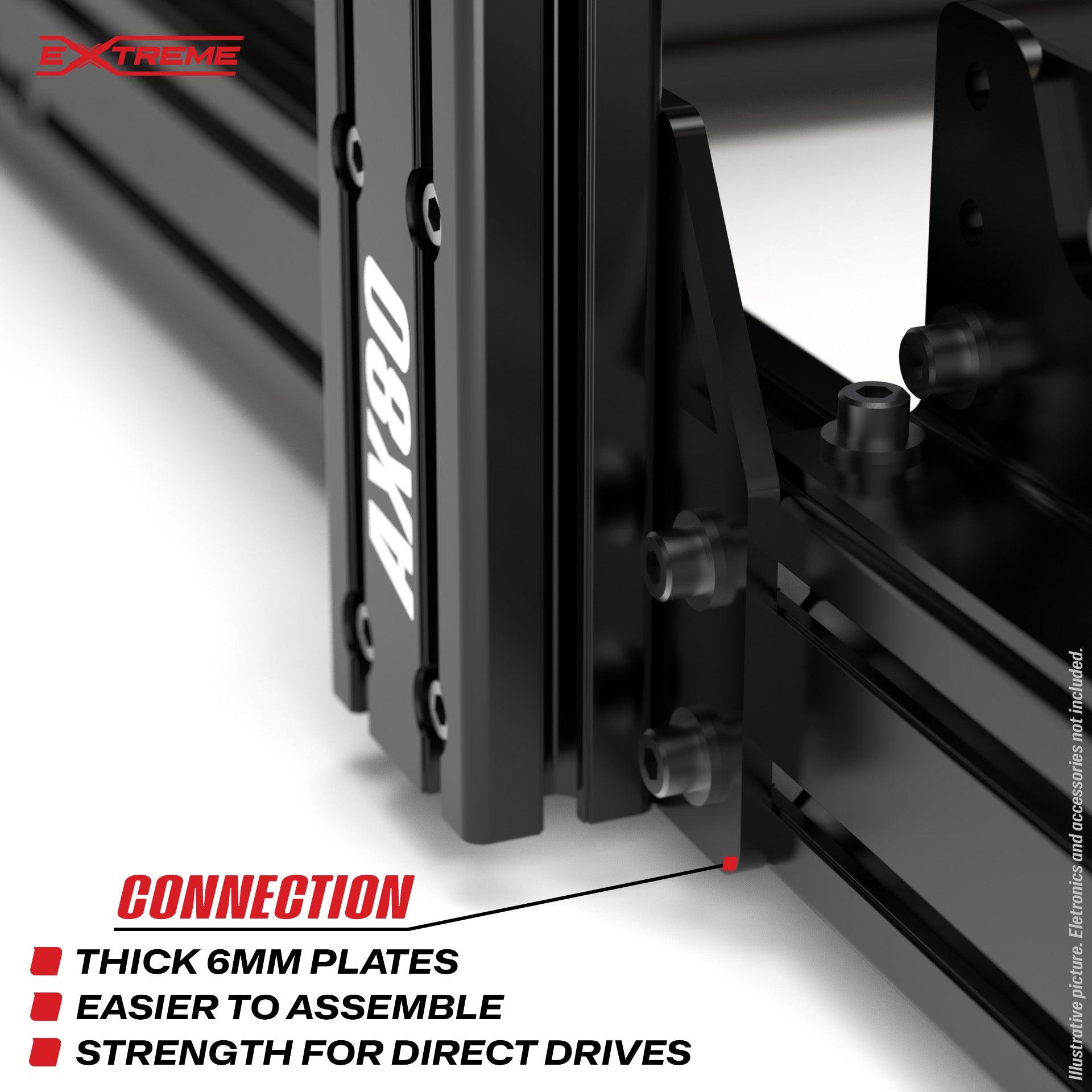 AX80 ALUMINUM PROFILE SIM RACING RIG