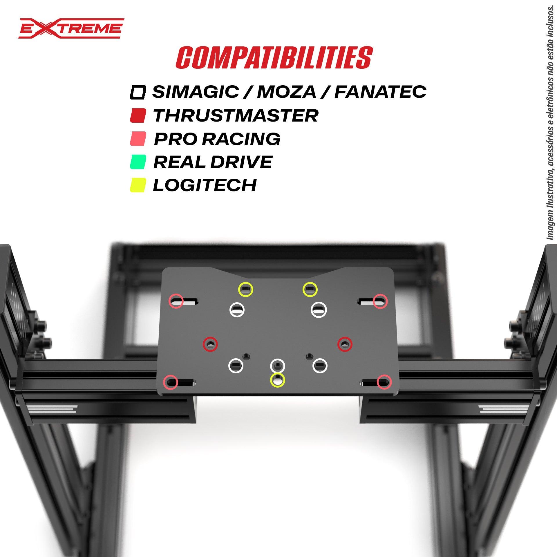 AX80 ALUMINUM PROFILE SIM RACING RIG