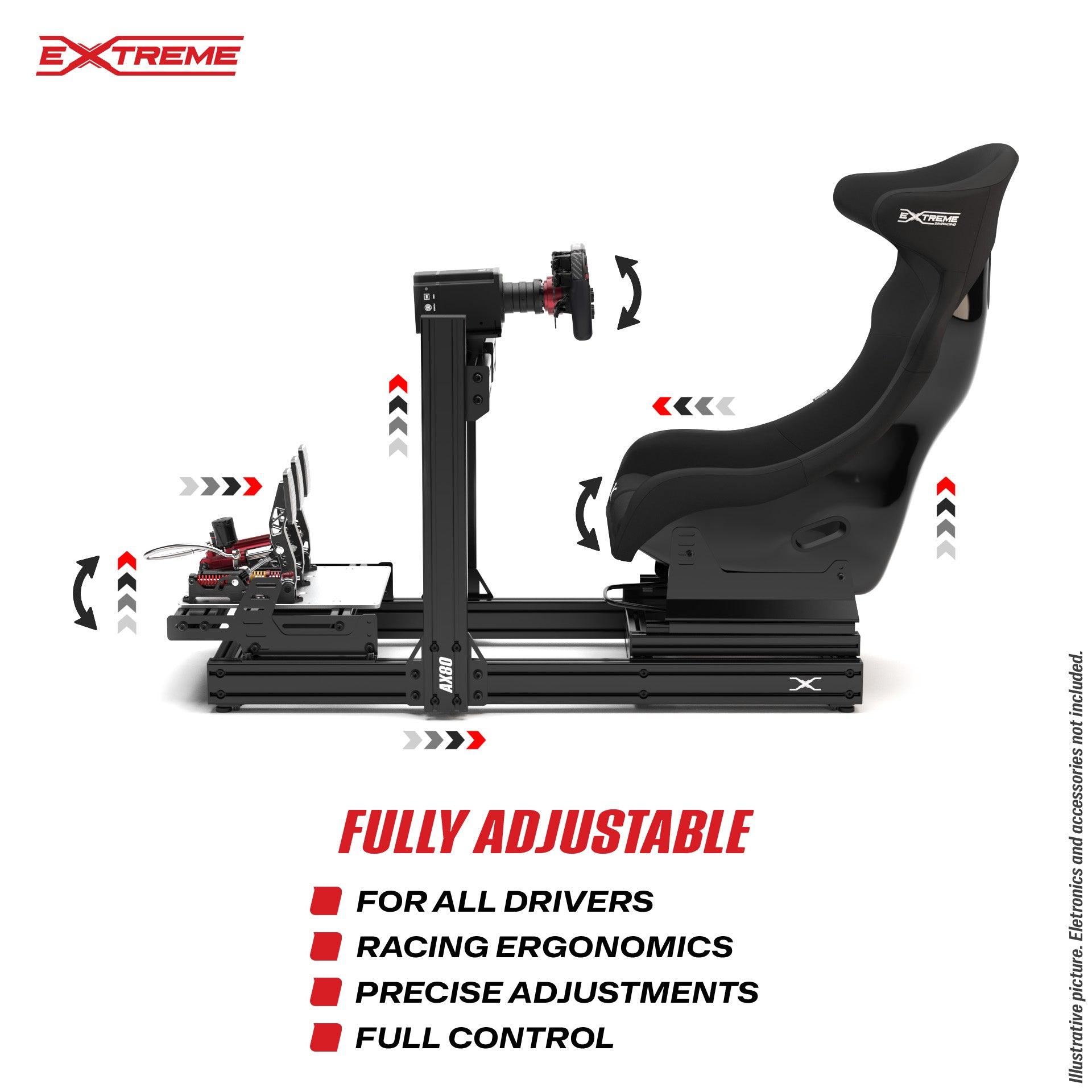 AX80 ALUMINUM PROFILE SIM RACING RIG