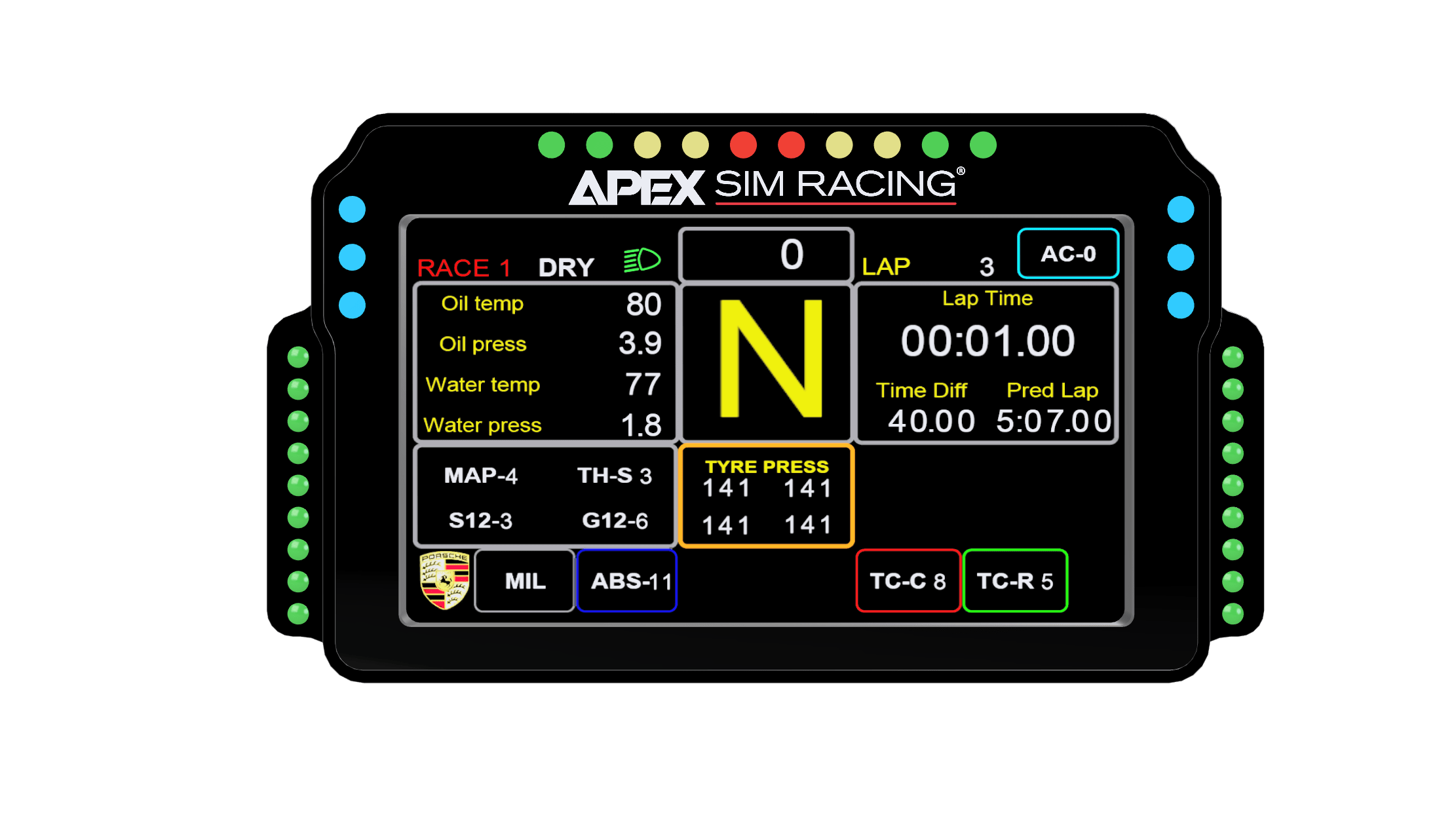 GT3R DDU Sim Racing Display