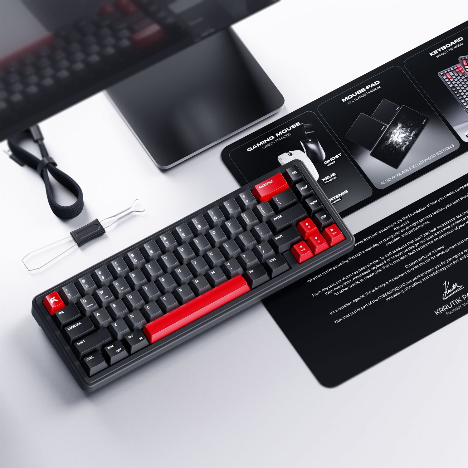 Akula 65 | Compact 65% Tri-Mode Gaming Keyboard