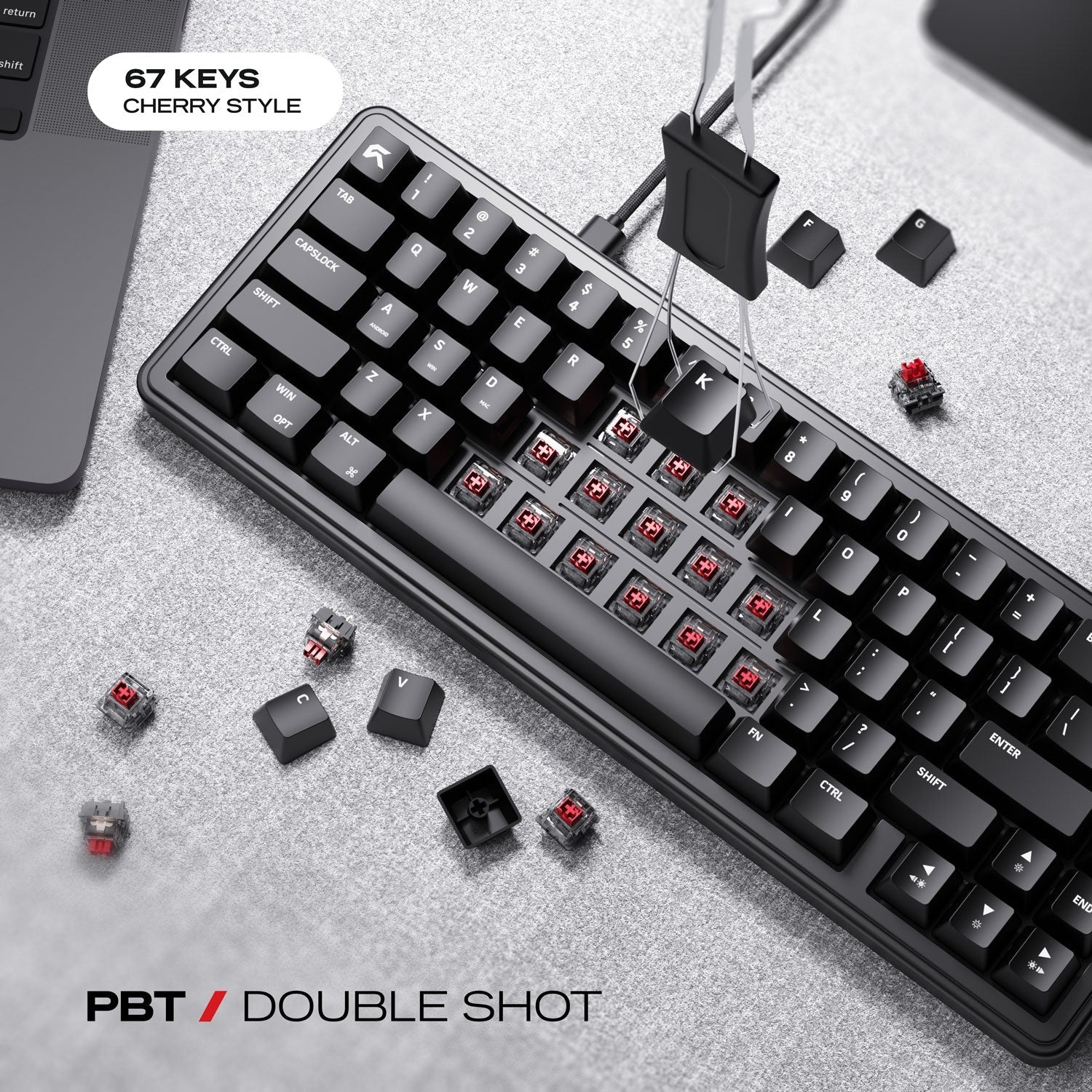 Akula 65 Lite | Compact 65% Wired Gaming Keyboard