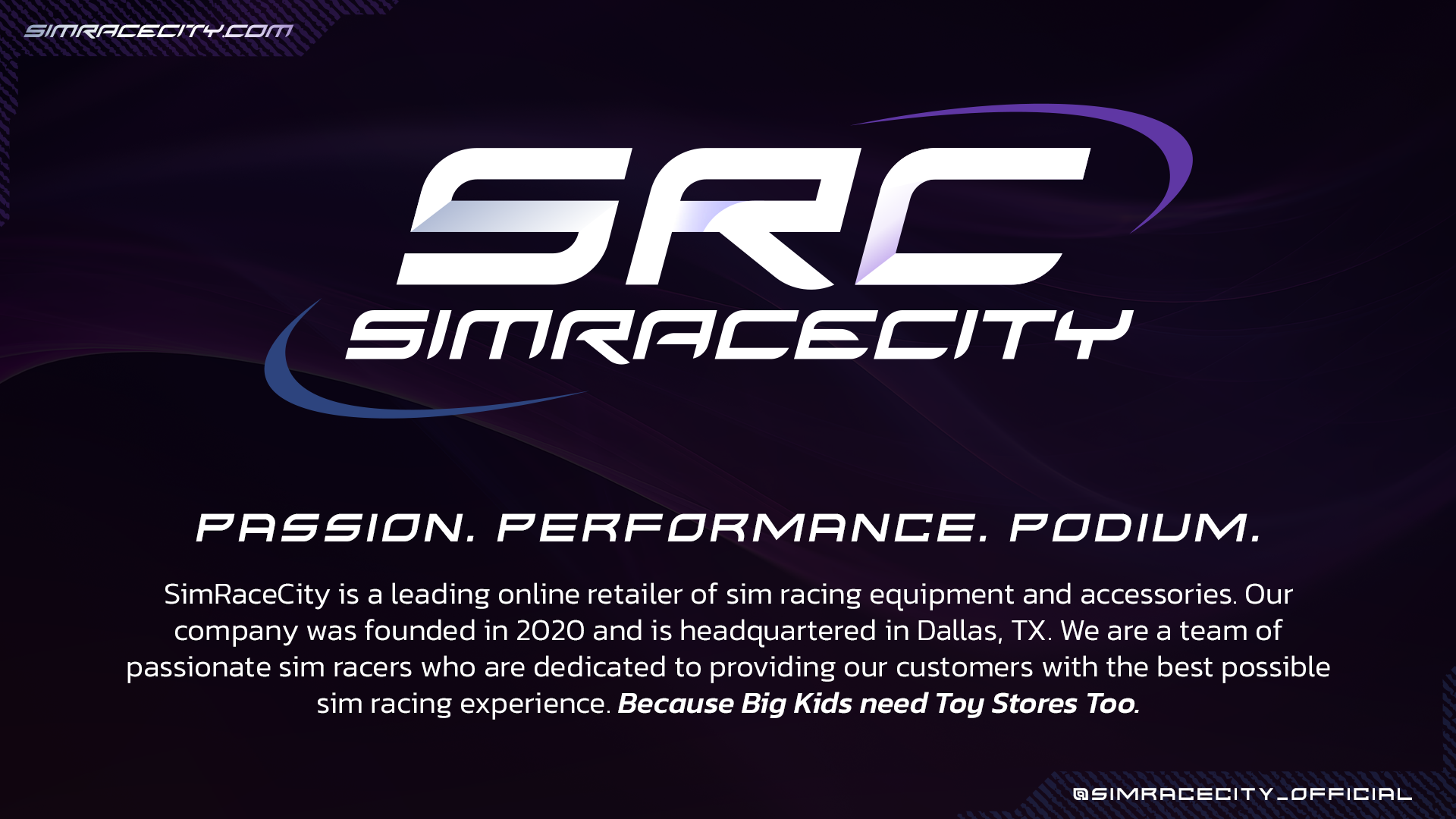 SIM RACE CITY logo