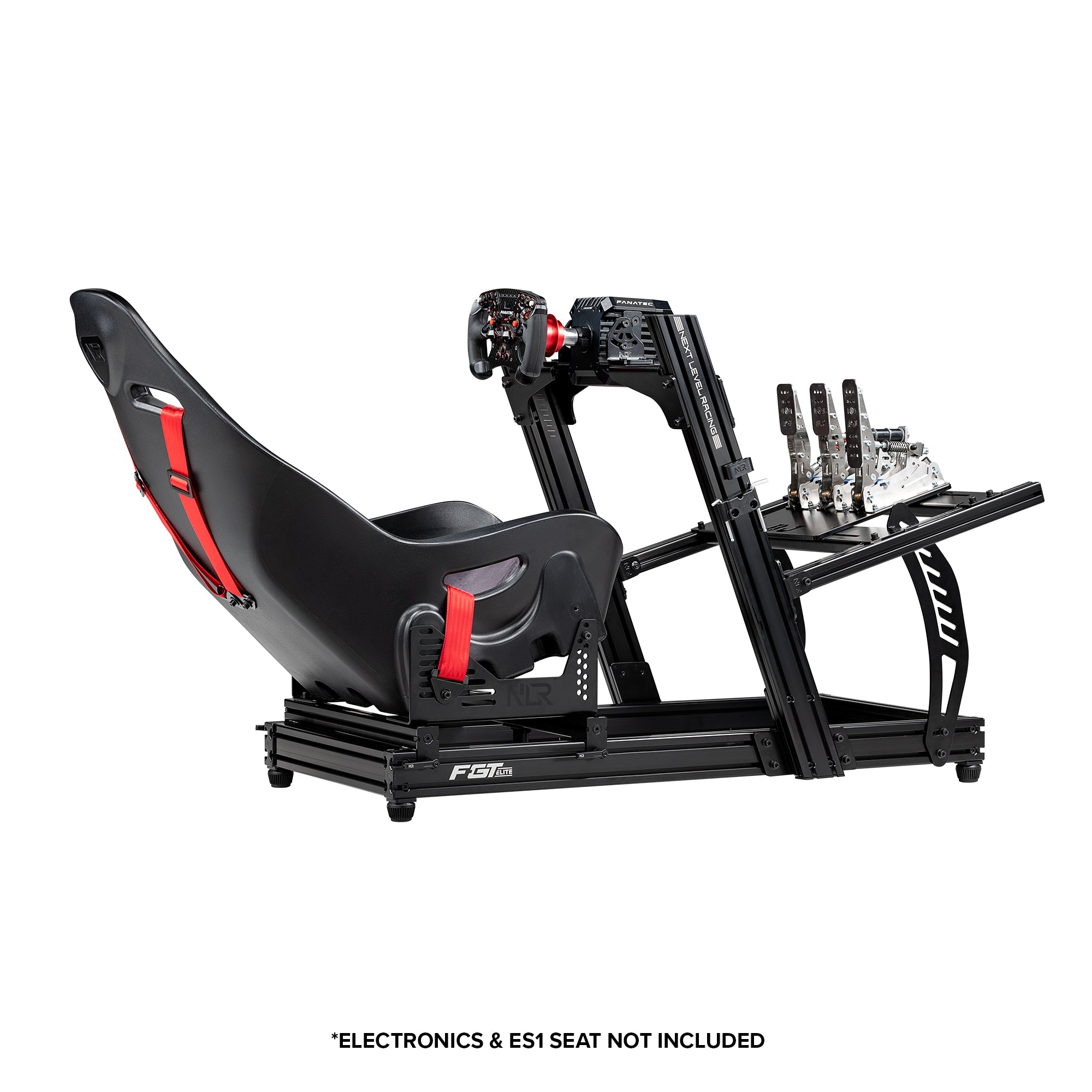 Next Level Racing® F-GT Elite Lite Side and Front Mount Edition- Black-NLR-E033