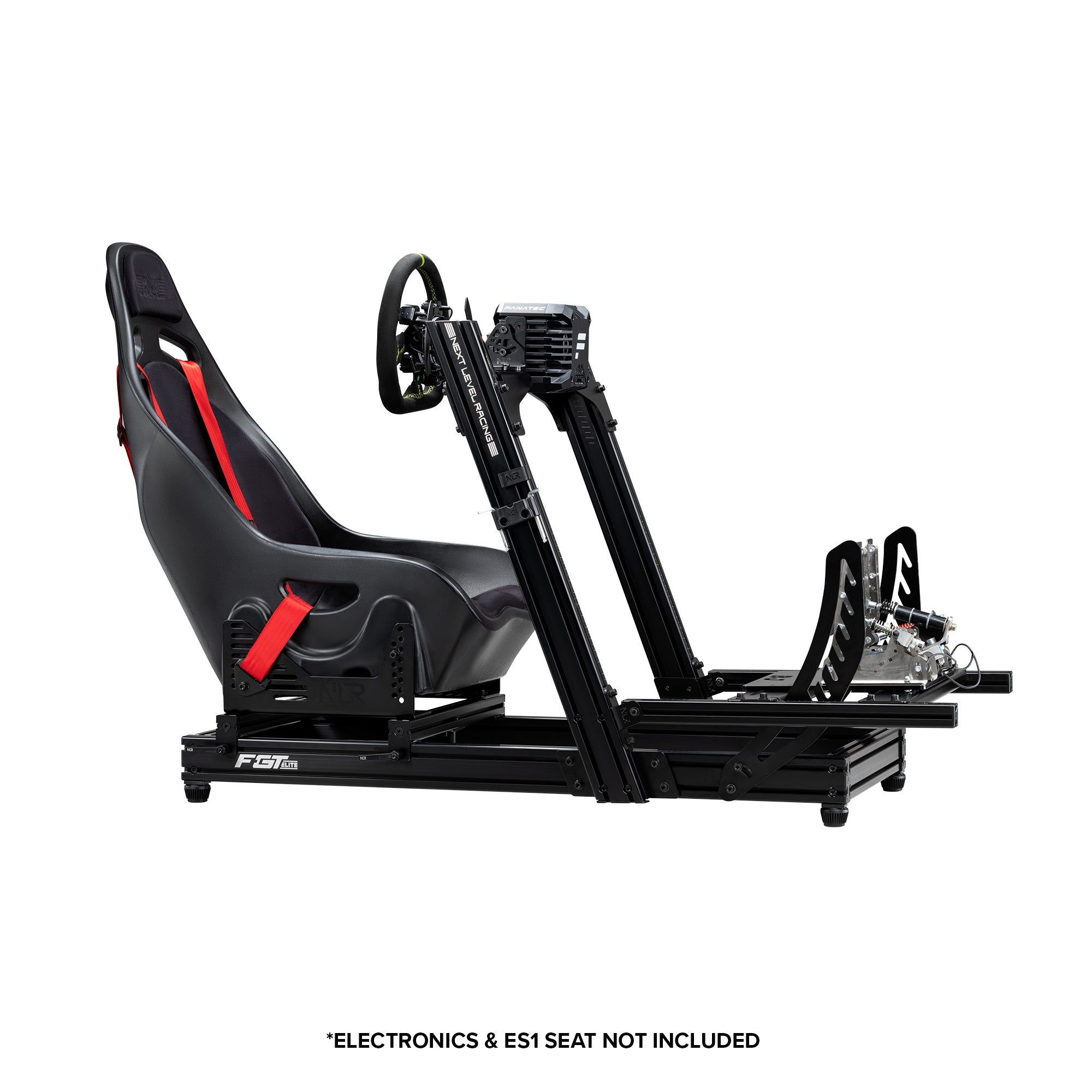 Next Level Racing® F-GT Elite Lite Side and Front Mount Edition- Black-NLR-E033