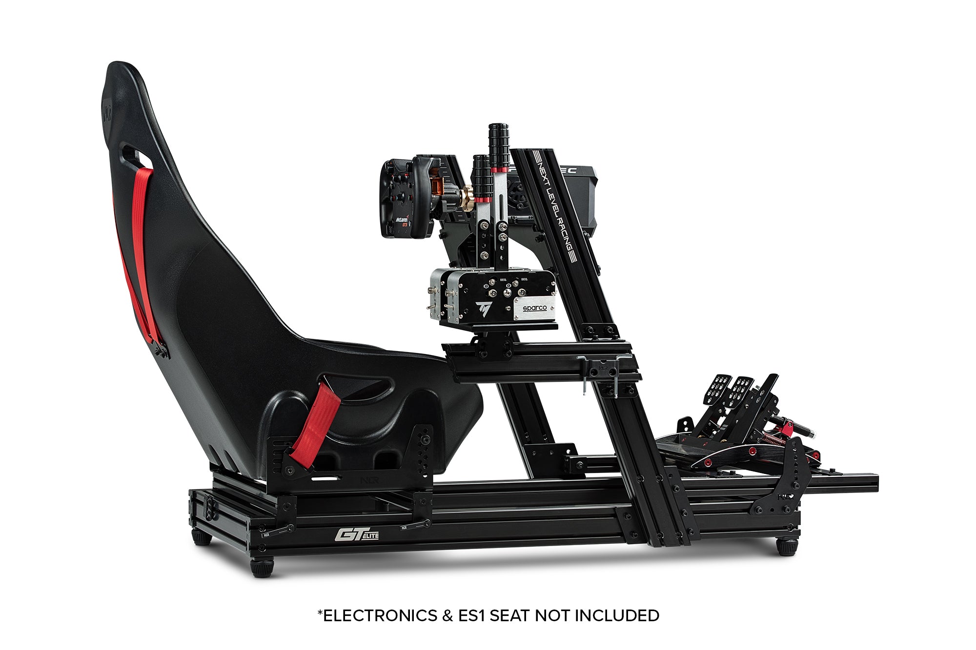 NEXT LEVEL RACING® GTELITE RACING SIMULATOR COCKPIT- FRONT AND SIDE MOUNT EDITION -NLR-E023