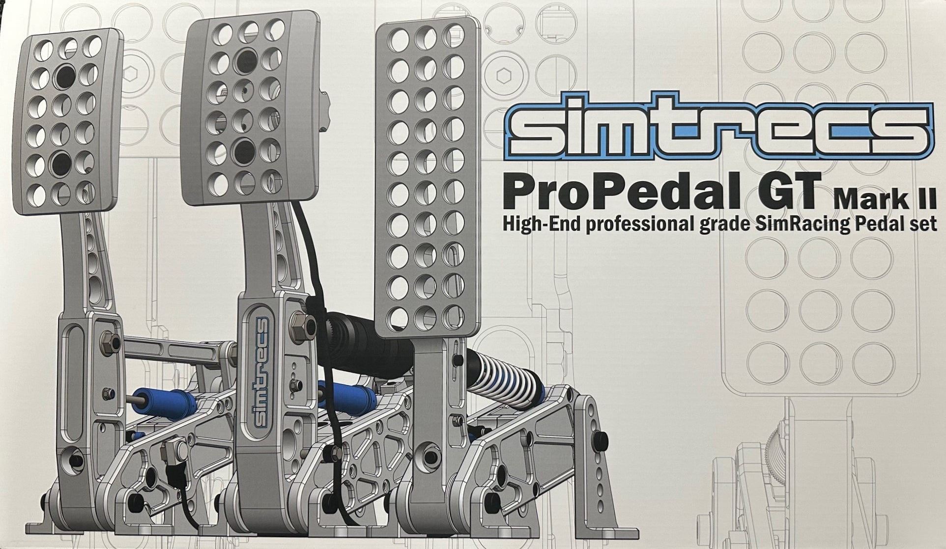 Set de pedales SIMTRECS ProPedal GT-V2 