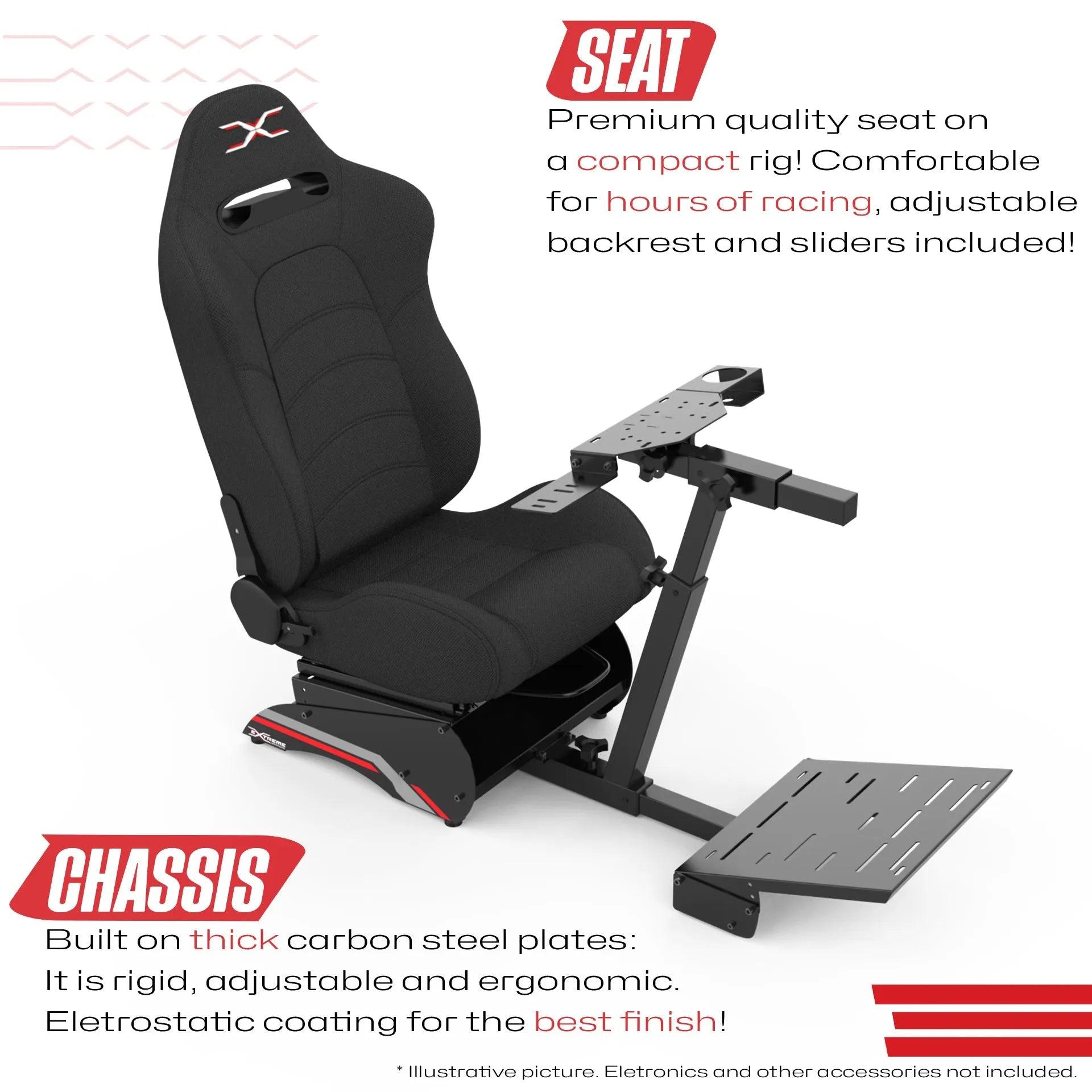 Gaming chair for online sim racing