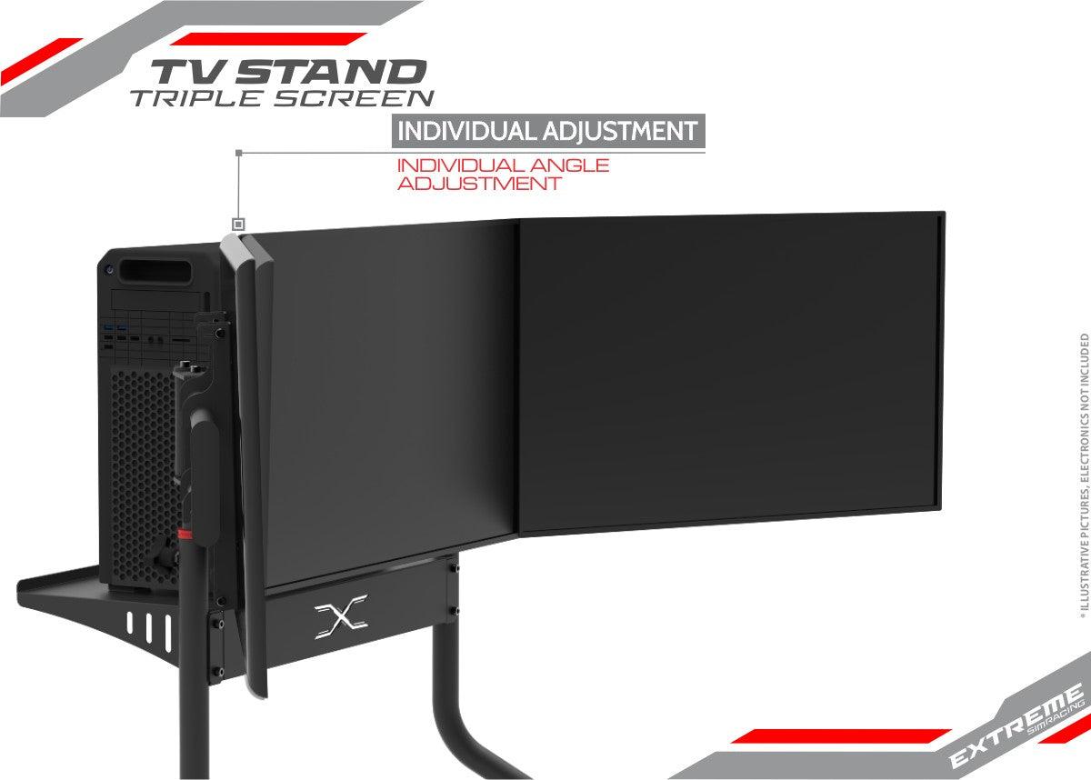 EXTREME TRIPLE SCREEN TV STAND