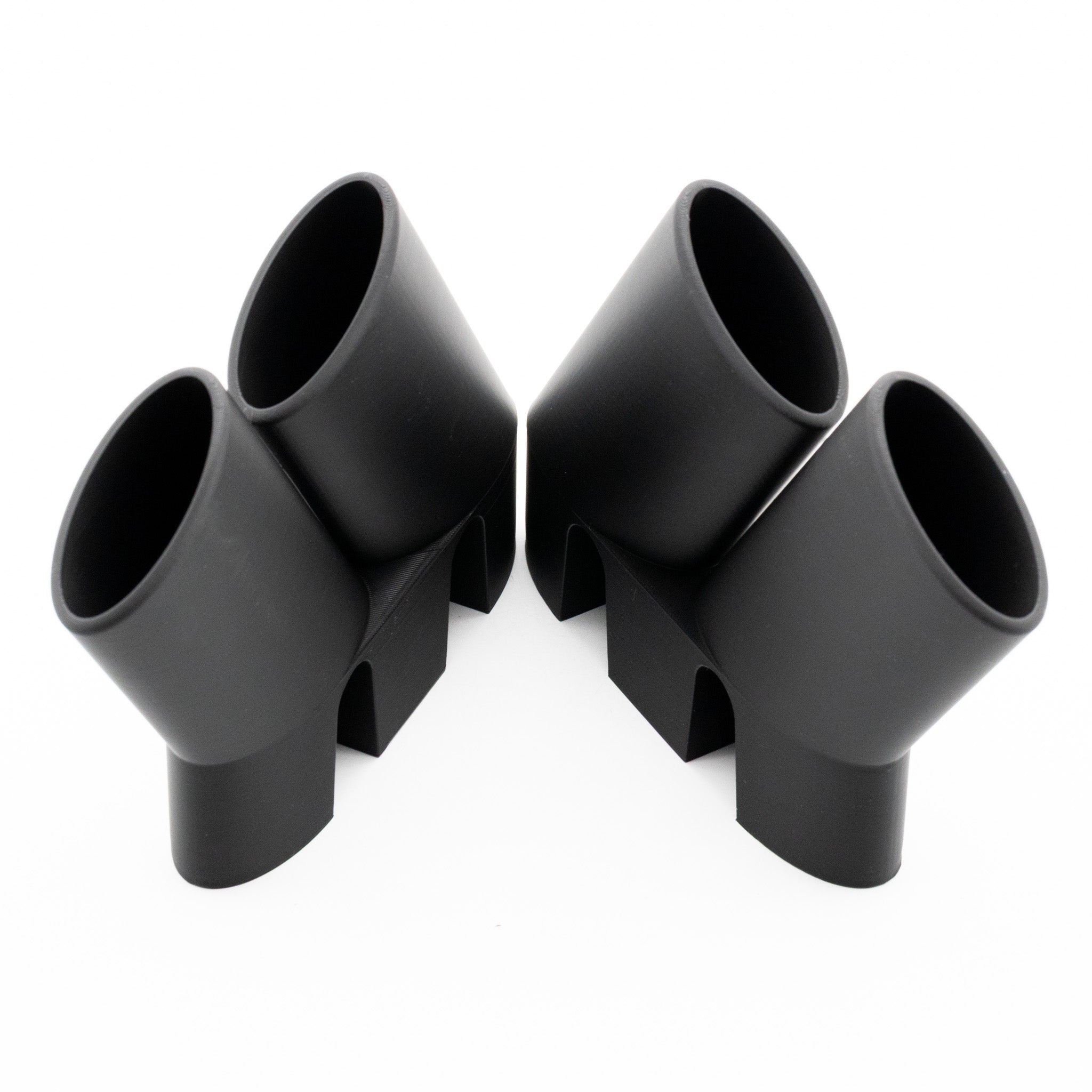 Faux Slanted Exhaust Pipes Set of Two