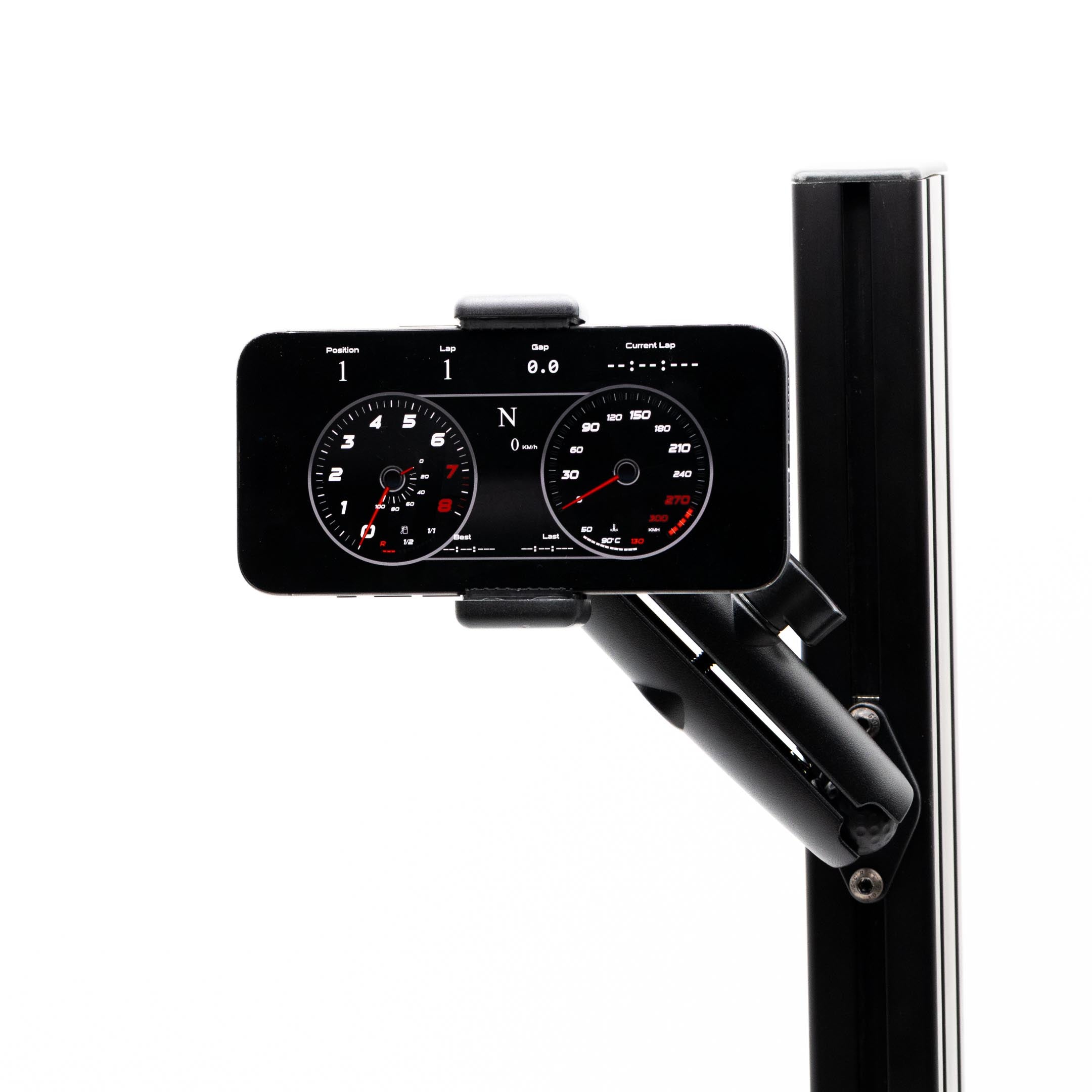 Phone Mount with Premium Articulating Aluminum Arm